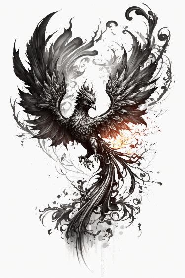 Phoenix Tattoo Rising Tattoo Sketch Artofit