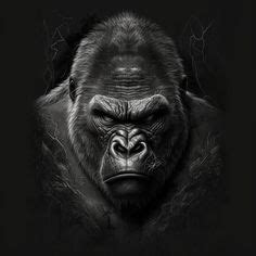 Pin By Dani Rsilva On Imagens Gorilla Tattoo Gorillas Art Gorilla