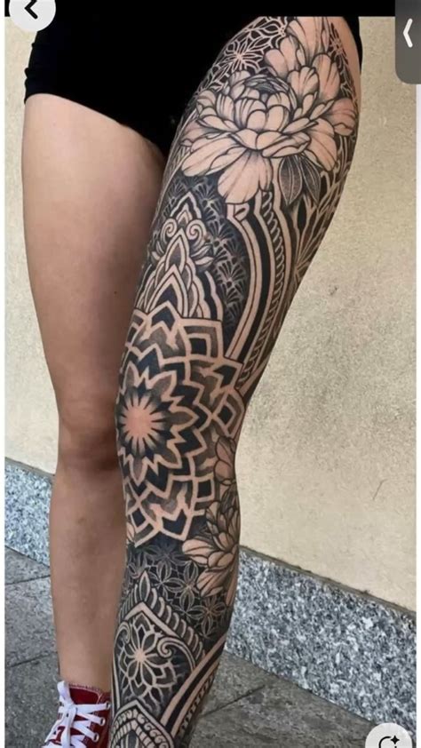 Pin By Saraya Jay On 100 Leg Tattoos Women Full Leg Tattoos Hip Tattoos
