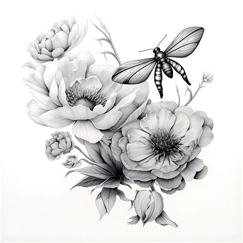 Premium Ai Image Harmony In Ink Black And Gray Tattoo Design Of A Premium Ai Image Harmony In Ink Black And Gray Tattoo Design Of A