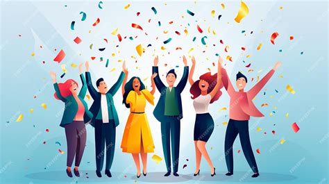 Premium Photo Happy Young People Celebrating