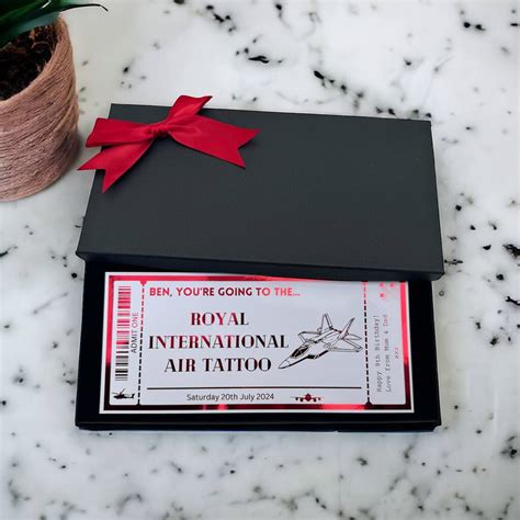 Royal International Air Tattoo Personalised Gift Ticket By Royal International Air Tattoo Personalised Gift Ticket By