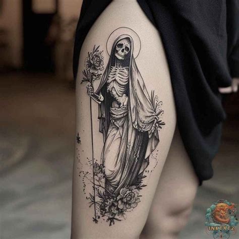 Santa Muerte Tattoos Deciphering The Mysterious Meanings