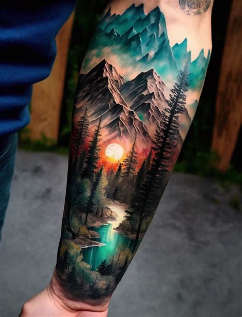 Scenery Tattoo Designs