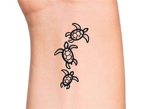 Sea Turtles Temporary Tattoo Etsy Sea Turtles Temporary Tattoo Etsy