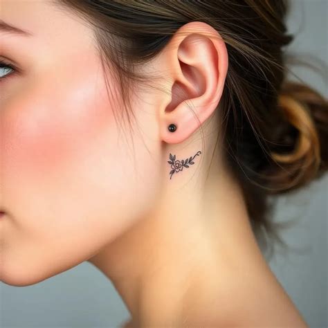 Sensational Tattoo Designs Behind Ear Female Ideas Amp More Tattoo