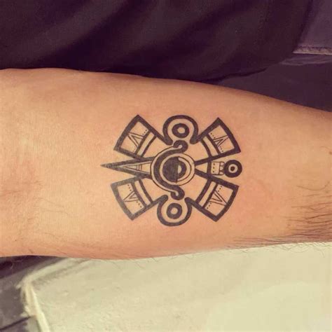 Simple Aztec Tattoo 16 Best Symbolic Aztec Tattoo Ideas And Their