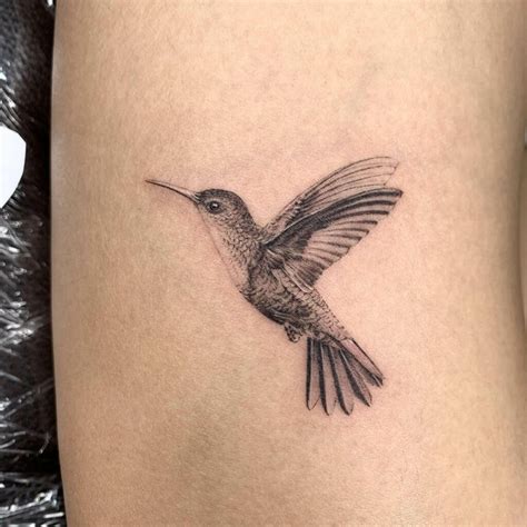 Simple Hummingbird Tattoo