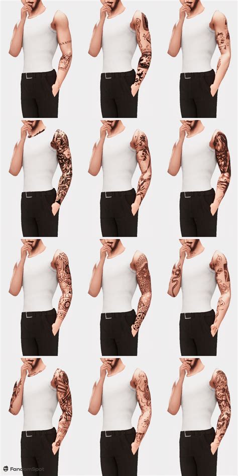Sims 4 Sleeve Tattoos Cc Sims 4 Tattoos Sims 4 Sims 4 Free Mods Sims 4 Sleeve Tattoos Cc Sims 4 Tattoos Sims 4 Sims 4 Free Mods
