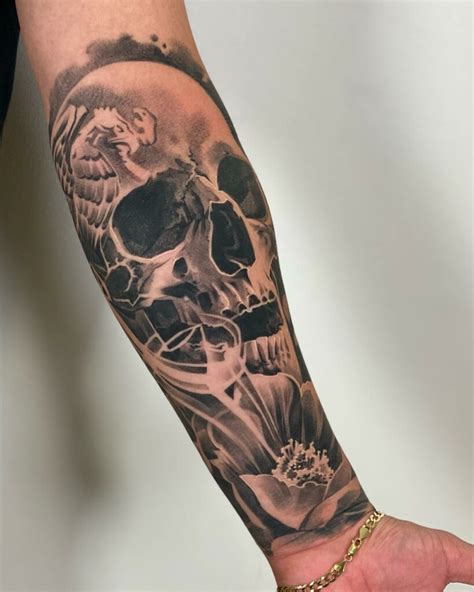Skull Forearm Tattoo Designs Skull Forearm Tattoo Designs