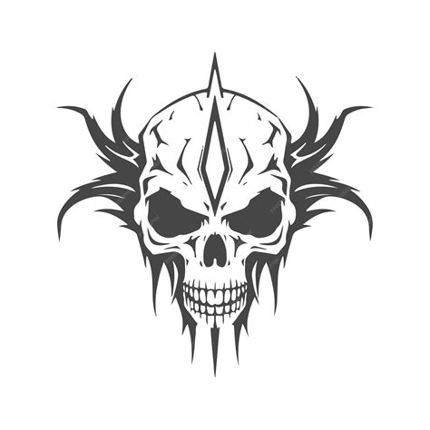 Skull Tattoo Logo Design Vector Free Download Skull Tattoo Logo Design Vector Free Download
