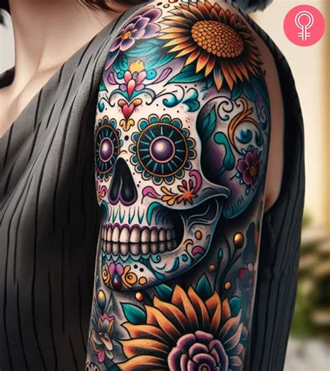 Skull Tattoos For Females