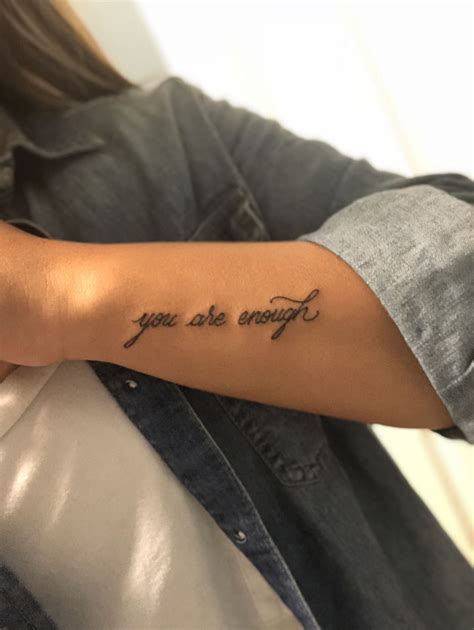 Small Female Forearm Quote Tattoos Forearm Tattoo Ideas