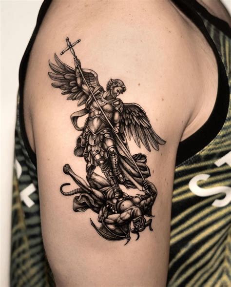 St Michael The Archangel Tattoo Designs Orangetattooshop Com
