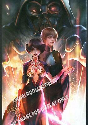 Star Wars Darth Vader Luke Leia Art Print Signed By Artist Fan Yang 13 X19 Ebay