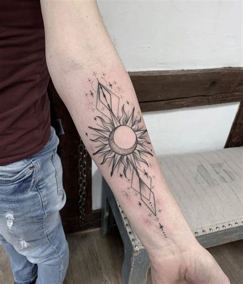 Sun Tattoo Forearm Bronctattooaus Com