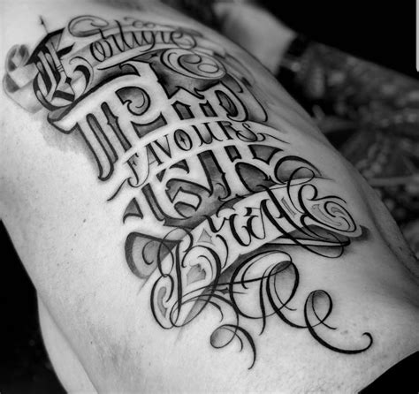 Tattoo Lettering Awesome Lettering Tattoos Designs Amp Fonts