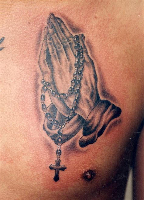 Tattoos Of Praying Hands With Rosary Tattoo Style Trends Tattoos Of Praying Hands With Rosary Tattoo Style Trends