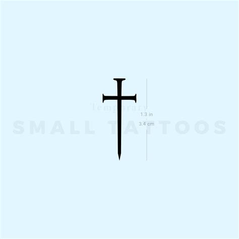 Thin Cross Tattoo Design Thin Cross Tattoo Design