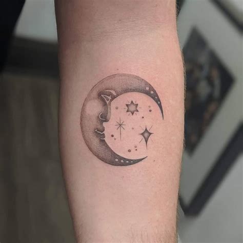 Top 50 Best Moon And Stars Tattoo Ideas 2021 Inspiration Guide