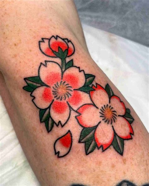 Traditional Cherry Blossom Tattoo Forearm Tattoo Ideas Traditional Cherry Blossom Tattoo Forearm Tattoo Ideas