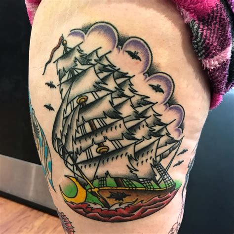 Traditional Ghost Ship Tattoo Incredible Ship Tattoo Ideas And What Traditional Ghost Ship Tattoo Incredible Ship Tattoo Ideas And What
