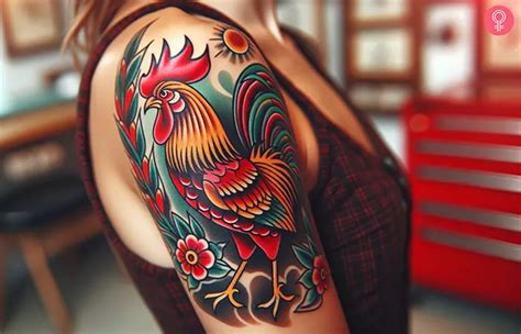 Traditional Japanese Rooster Tattoo Traditional Japanese Rooster Tattoo