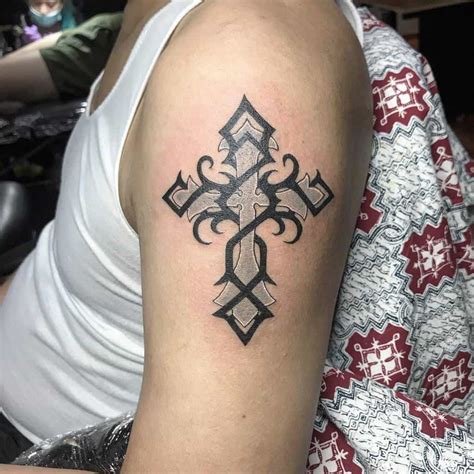 Tribal Cross Tattoo Designs