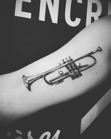 Trumpet Tattoo Trumpet Tattoo Tattoos Music Tattoo Designs