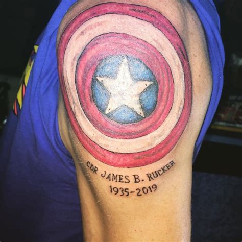Updated 40 Heroic Captain America Tattoos Updated 40 Heroic Captain America Tattoos