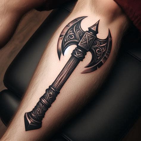 Viking Battle Axe Tattoo Design Viking Battle Axe Tattoo Design