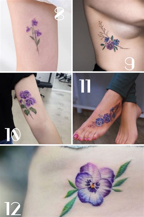 Violet Flower Tattoos Artofit Violet Flower Tattoos Artofit