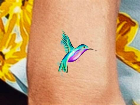 Watercolor Hummingbird Tattoo Humming Bird Tattoo Small Bird Tattoo Watercolor Hummingbird Tattoo Humming Bird Tattoo Small Bird Tattoo
