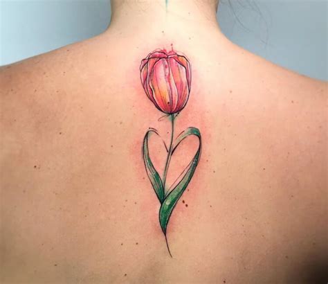 Watercolour Tulip Tattoo By L Alisa Tattoo Toronto Canada R Best Tattoos